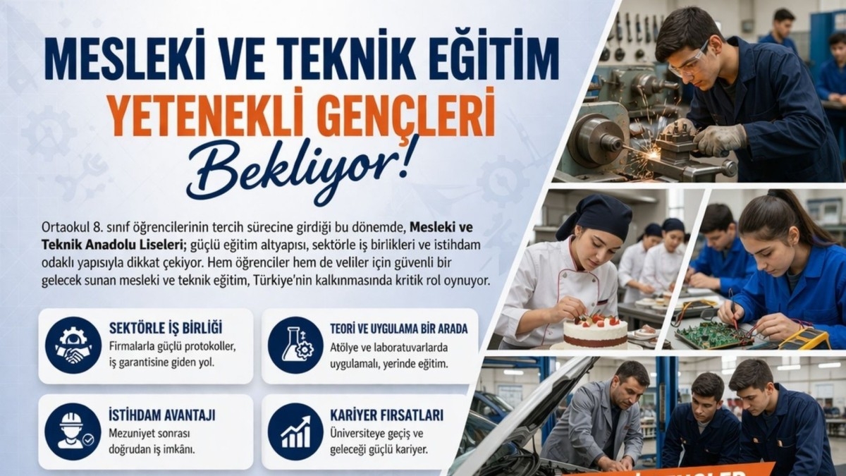 Sektör İş Birliğiyle Meslek Liselerinde Büyük Fırsat