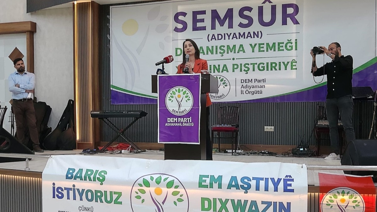 DEM Parti Eş Genel Başkanı Hatimoğulları’ndan Adıyaman’da “Eşit Yurttaşlık ve Barış” Vurgusu  - Videolu Haber