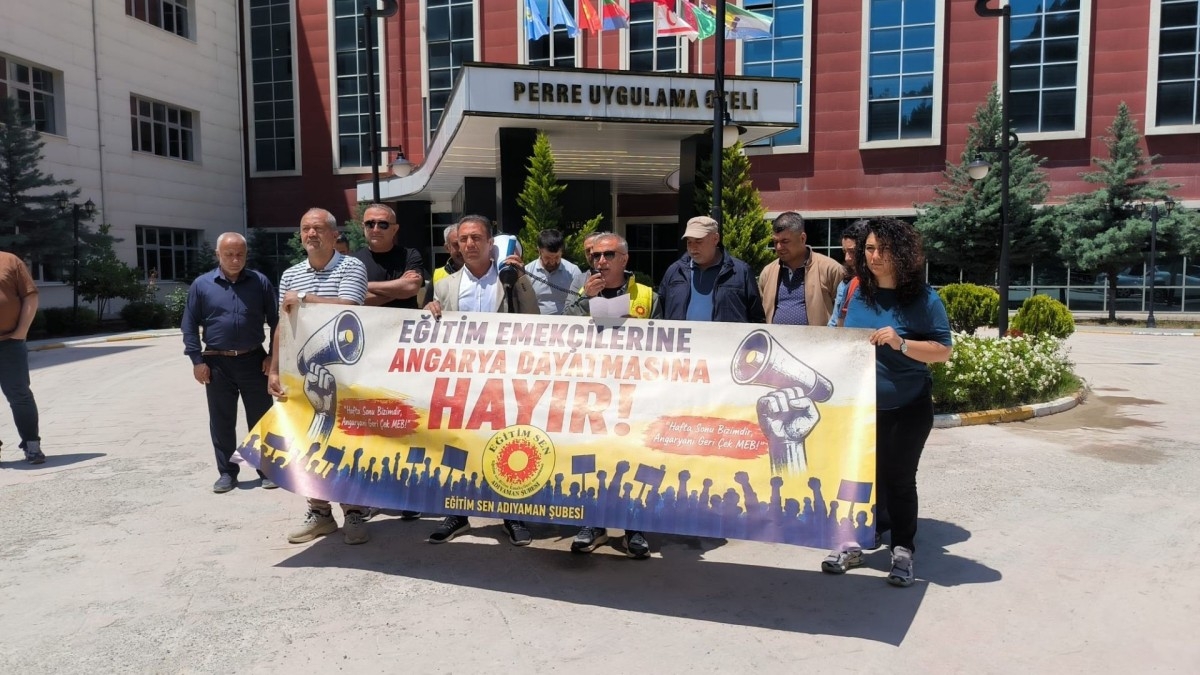 Eğitim-Sen Adıyaman Şubesi’nden Tepki