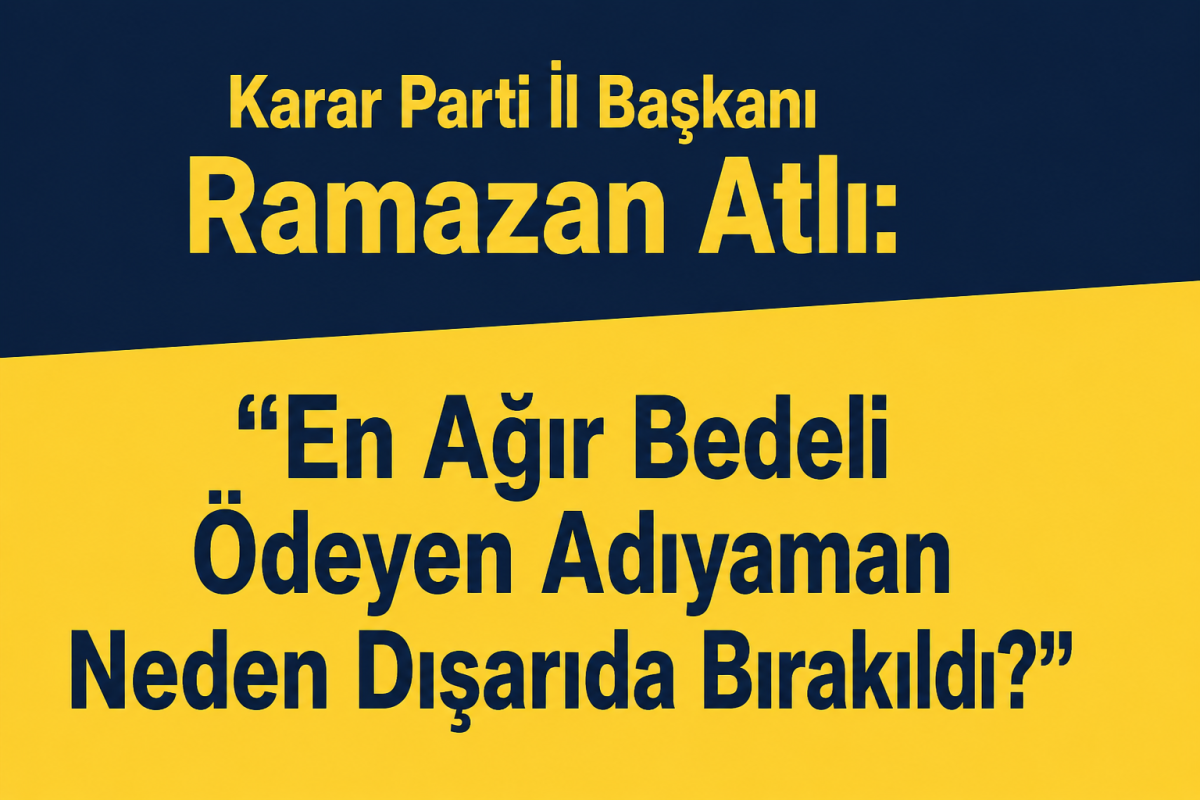 Başkan Ramazan Atlı: 