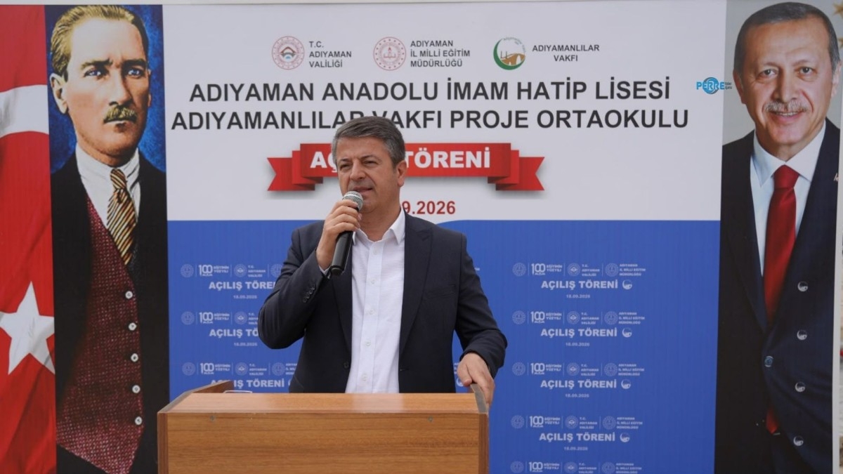 Adıyamanlılar Vakfı İmam Hatip Proje Ortaokulu törenle açıldı  - Videolu Haber