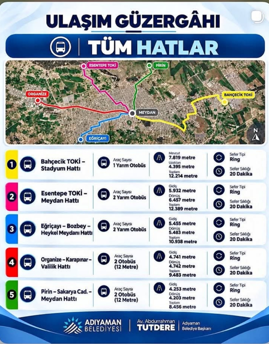 Dolmuşlar Kontak Kapattı! Adıyaman Belediyesi Seferber Oldu